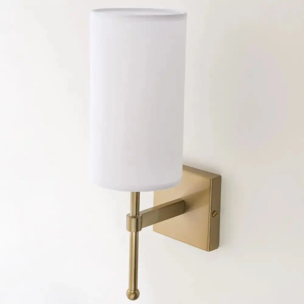 Denver Single wall Light - Nickel/Gold Finish - Image 7