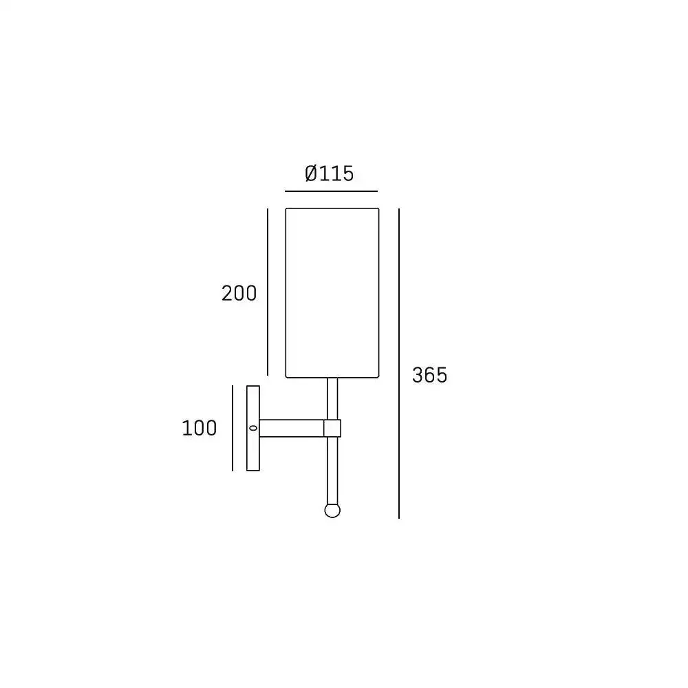 Denver Single wall Light - Nickel/Gold Finish - Image 9