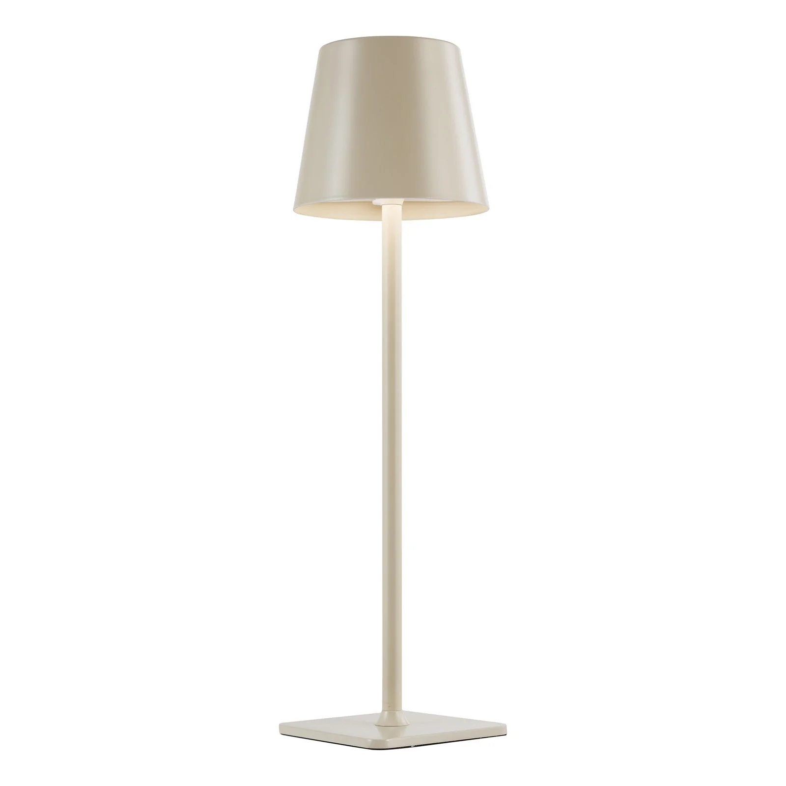 Derrick Rechargeable Outdoor Table Lamp Various Finishes IP54 Integrated LED - Image 6