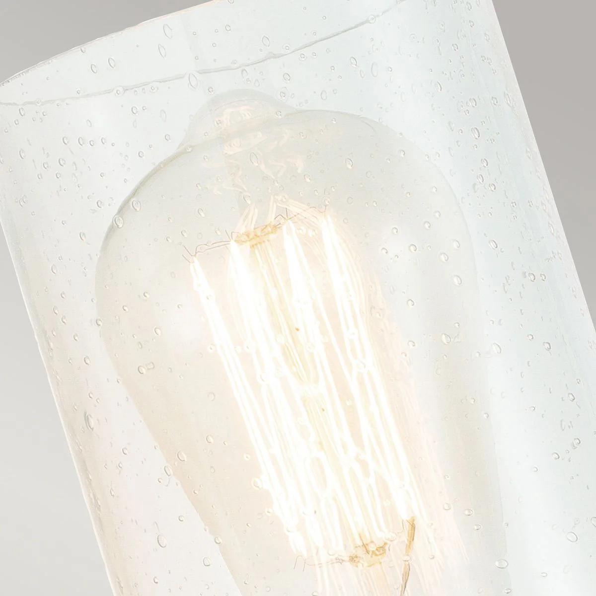 Deryn 1 Light Wall Light - Distressed Antique Grey/Natural Brass IP20 E27 - Image 6