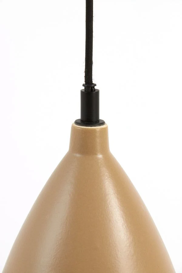 Desi Medium/Large Hanging Lamp - Matt Bronze/Golden Sand Finish - Image 12
