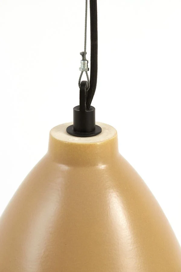 Desi Medium/Large Hanging Lamp - Matt Bronze/Golden Sand Finish - Image 19