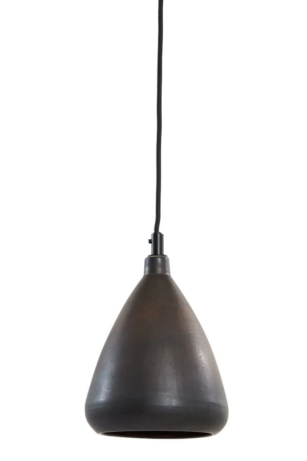 Desi Medium/Large Hanging Lamp - Matt Bronze/Golden Sand Finish - Image 2