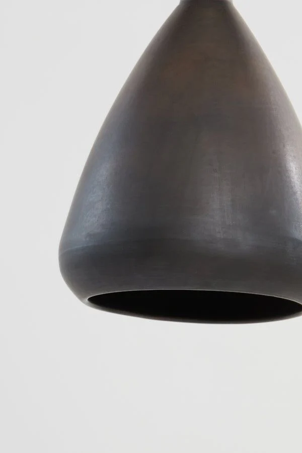 Desi Medium/Large Hanging Lamp - Matt Bronze/Golden Sand Finish - Image 3