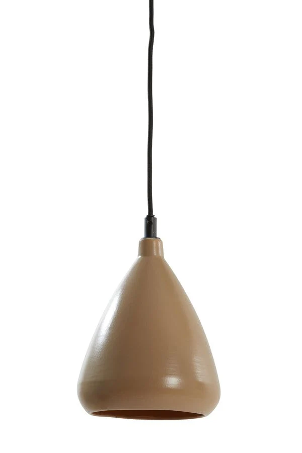 Desi Medium/Large Hanging Lamp - Matt Bronze/Golden Sand Finish - Image 9