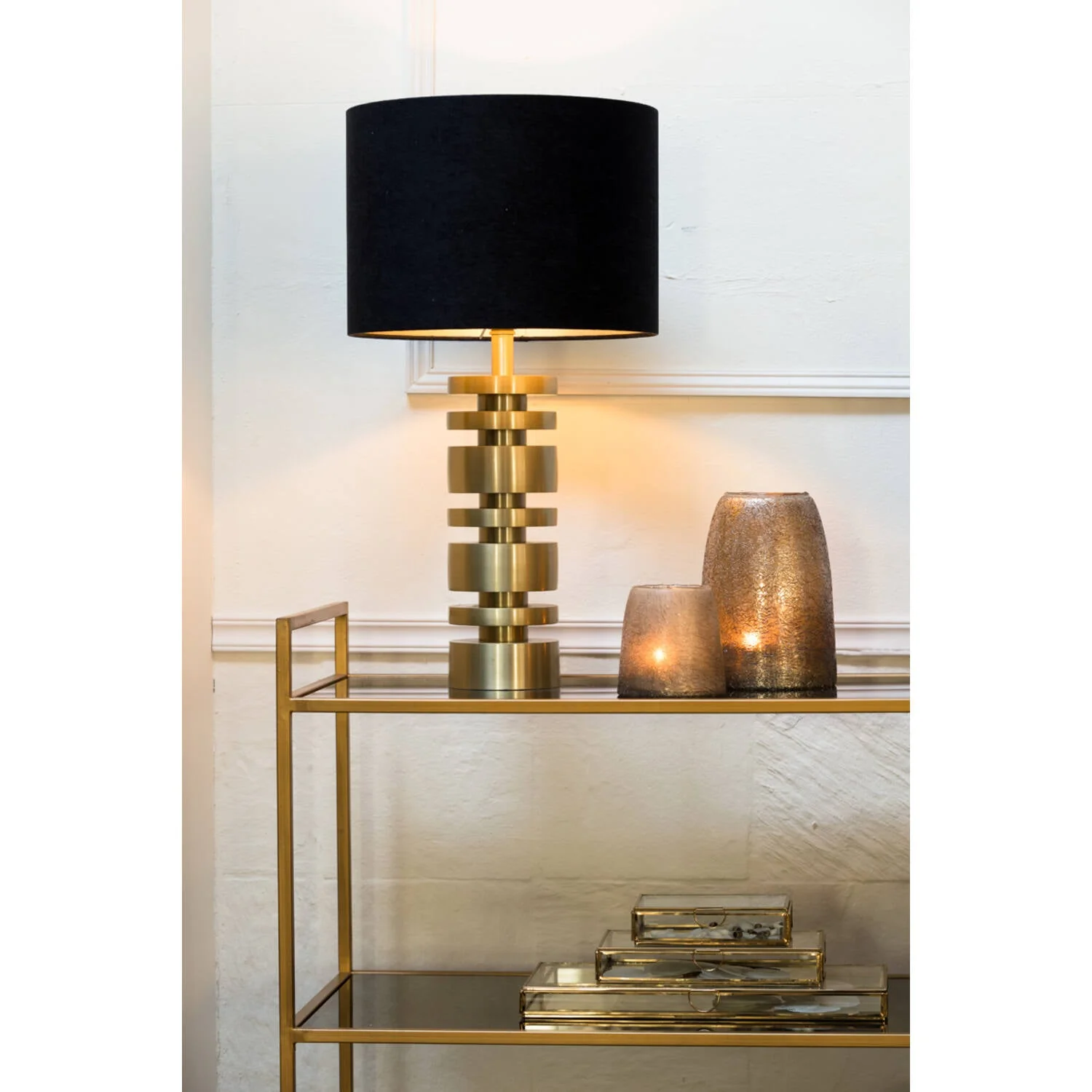 Desley Lamp Base Only- Gold & Black Finishes - Image 7