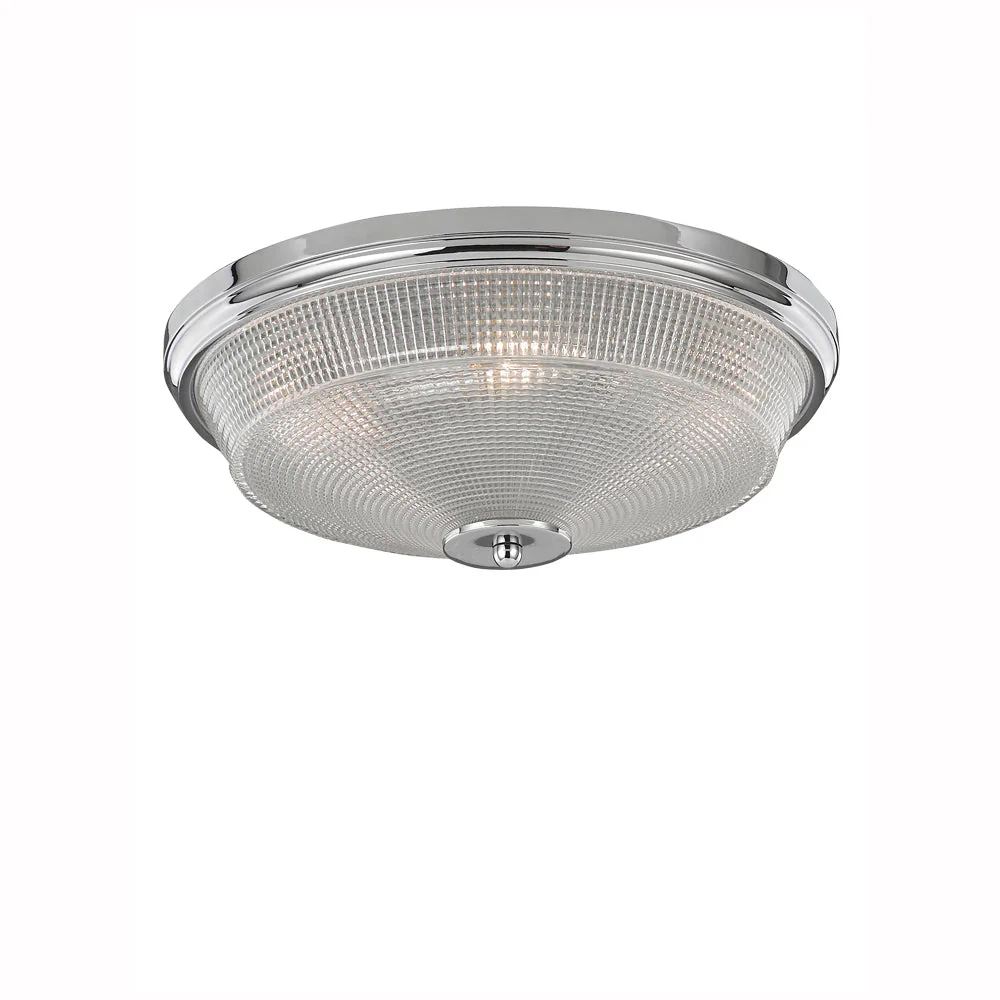 Dexter Bathroom Ceiling Light, IP44 - Chrome Finish - Image 2