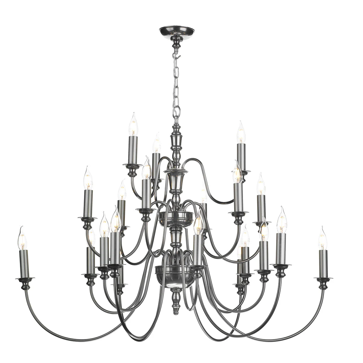 Dickens 9/21Lt Ceiling Light In Bronze/Pewter - Image 12