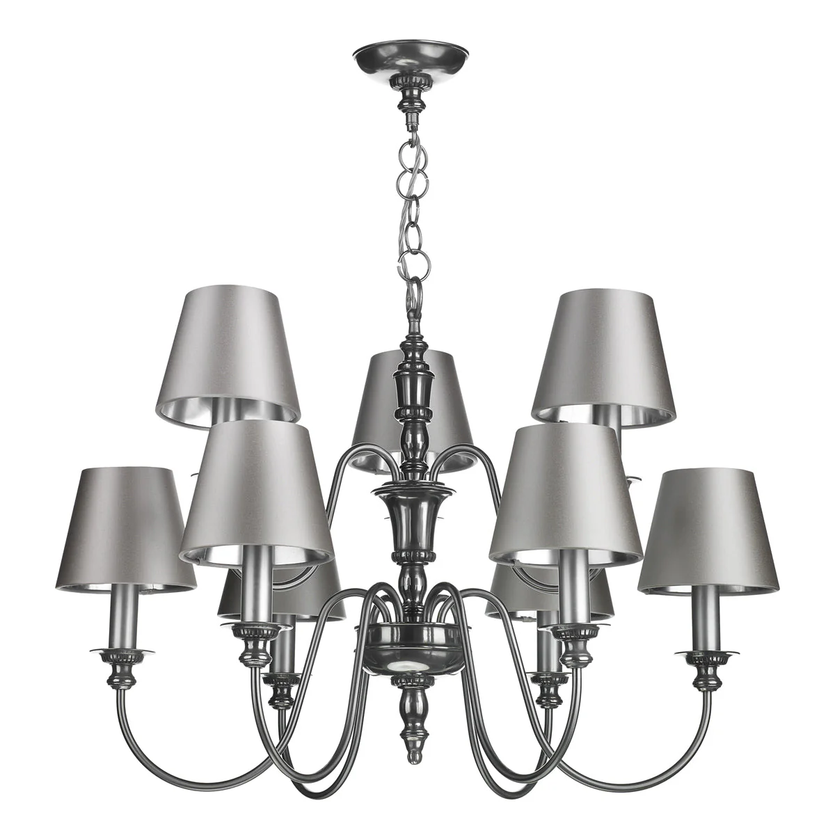 Dickens 9/21Lt Ceiling Light In Bronze/Pewter - Image 5