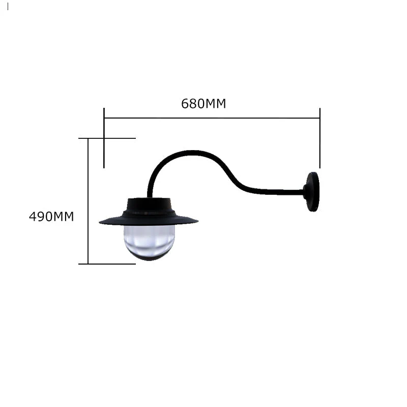 Digby Outdoor Wall Light - Cast Iron/Copper - Image 12