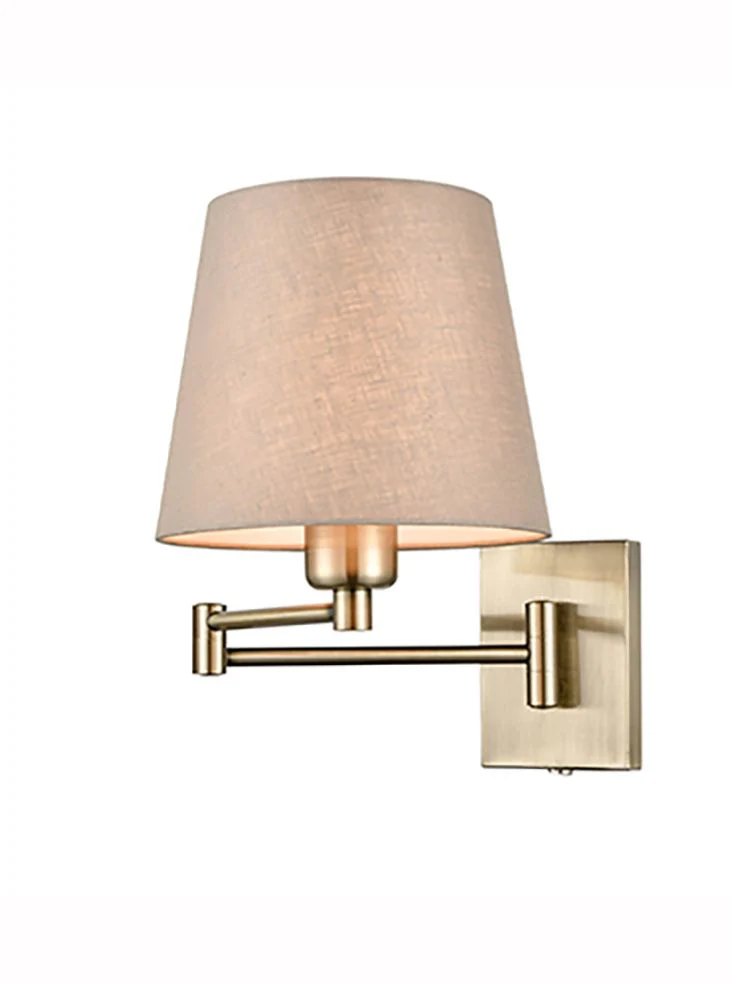 Dillon Reading Swing Arm Switched Wall Bracket E27 
Satin Nickel/Bronze Various Shades - Image 8
