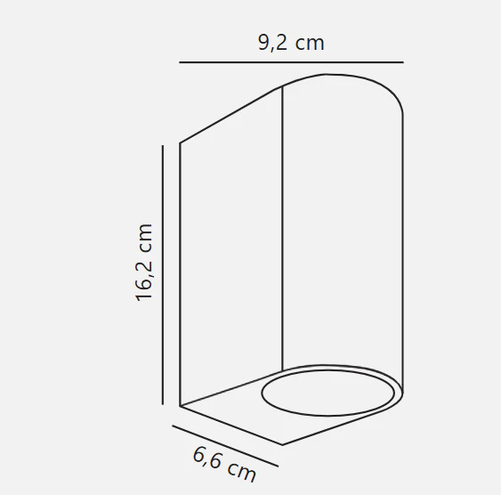 Dion Single/ Double Wall light- Black/ Rusty - Image 5