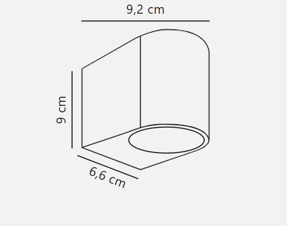 Dion Single/ Double Wall light- Black/ Rusty - Image 6