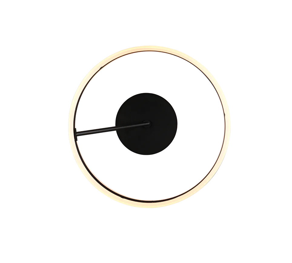 Dios LED Flush Ceiling Light- Black/ Nickel - Image 7