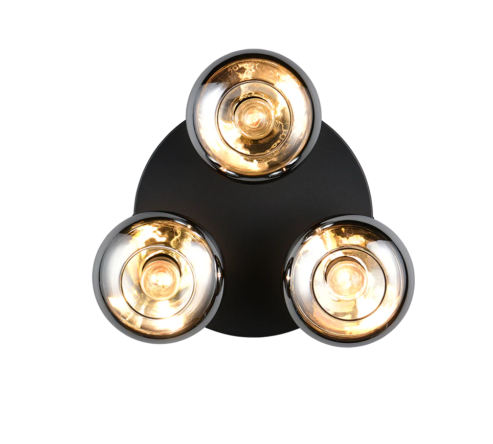 Divina 3/5Lt Ceiling lamp - Amber/ Smoke Finishes - Image 15