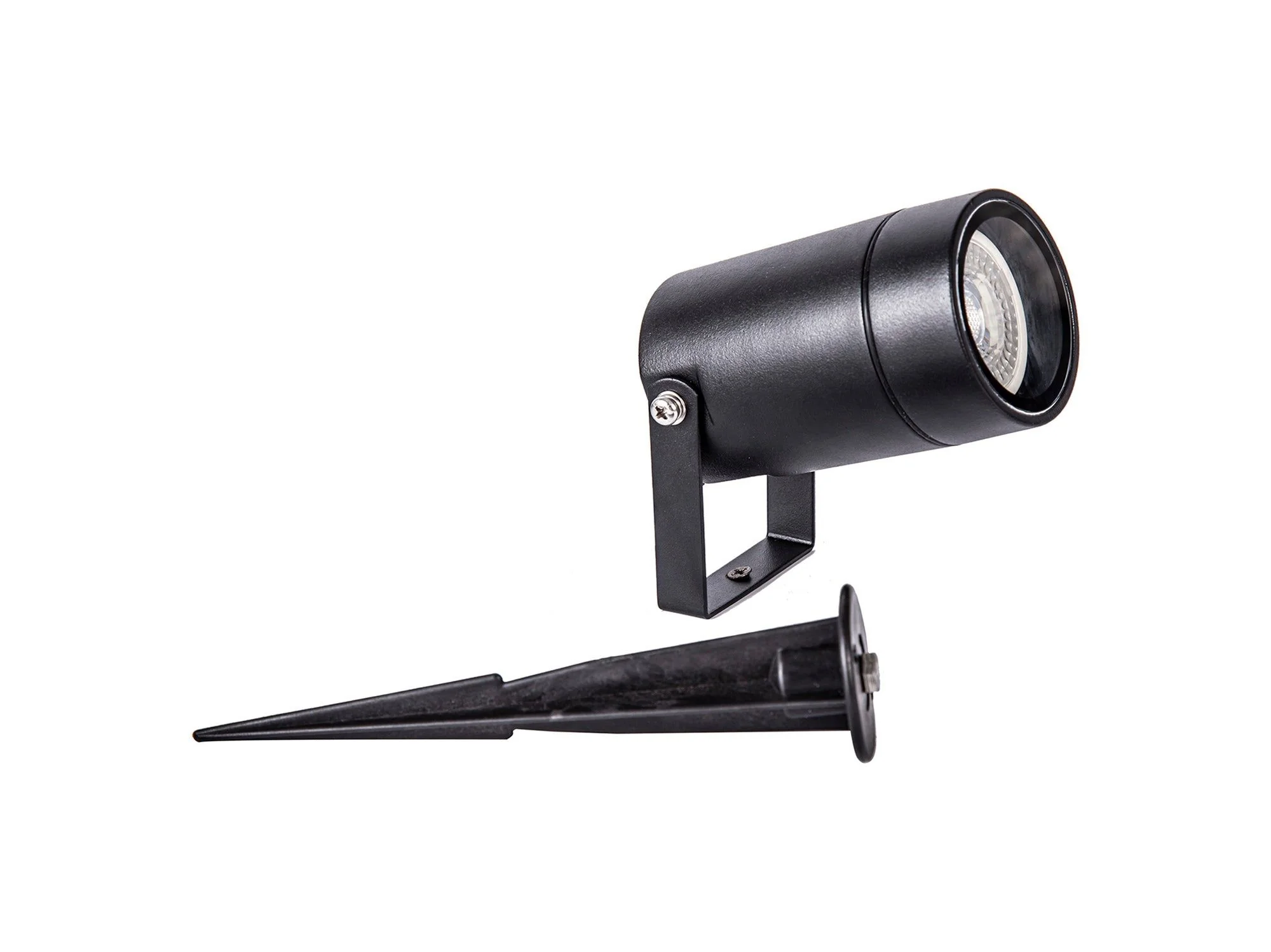 Dodge Spike/Wall Light, 1 x GU10 , IP65, Black, c/w 2m Cable, 2yrs Warranty - Image 2