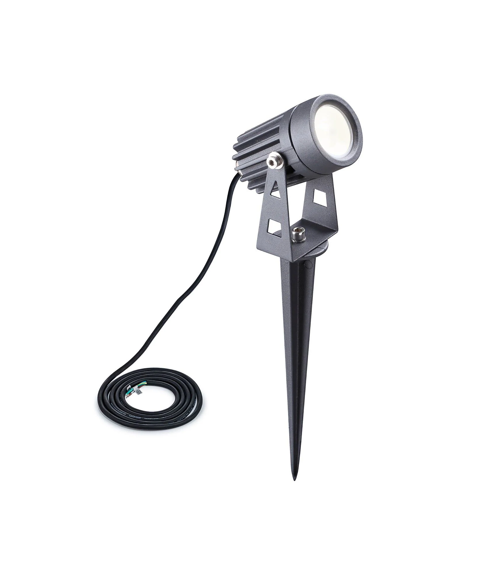 Dodge Spike/Wall Light,30 Degree, IP65, Grey/Black, c/w 2m Cable, 3yrs Warranty - Image 3