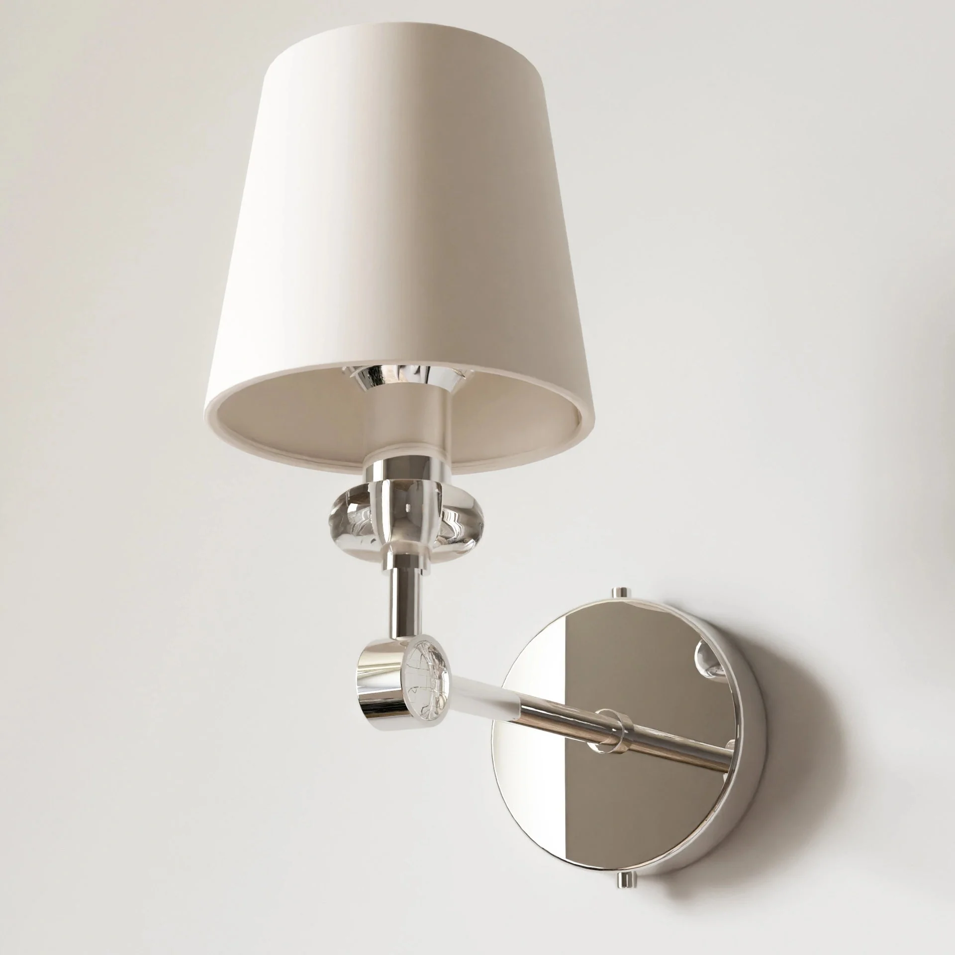 Doha 1Lt Wall Lamp - Nickel - Image 2
