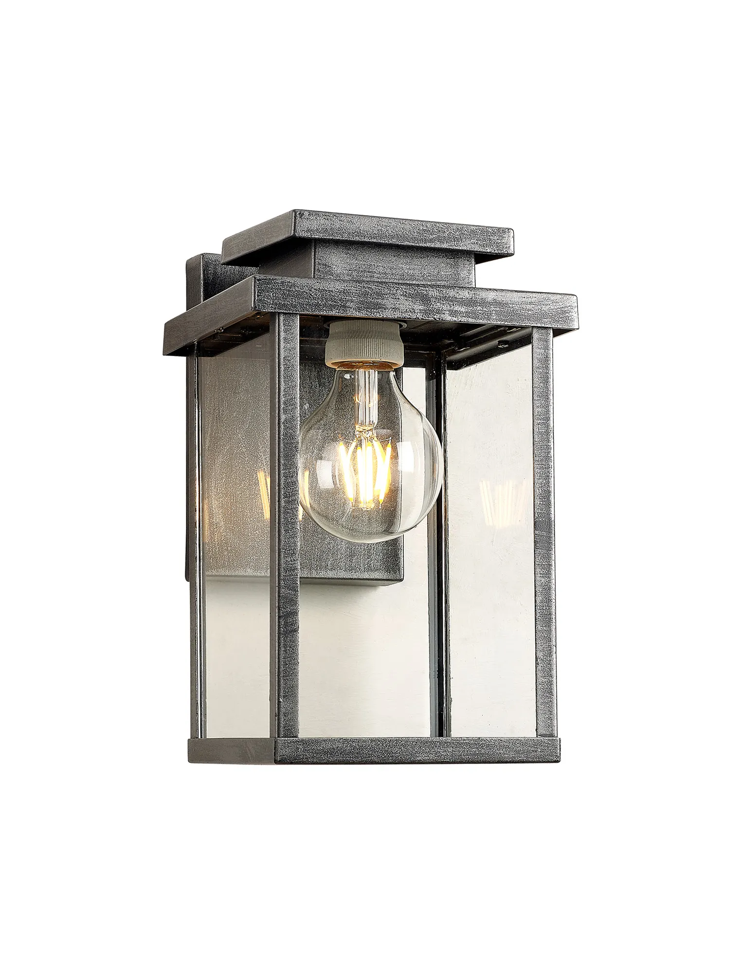 Dolores IP44 Wall Light - Brushed Gold/Silver - Image 2