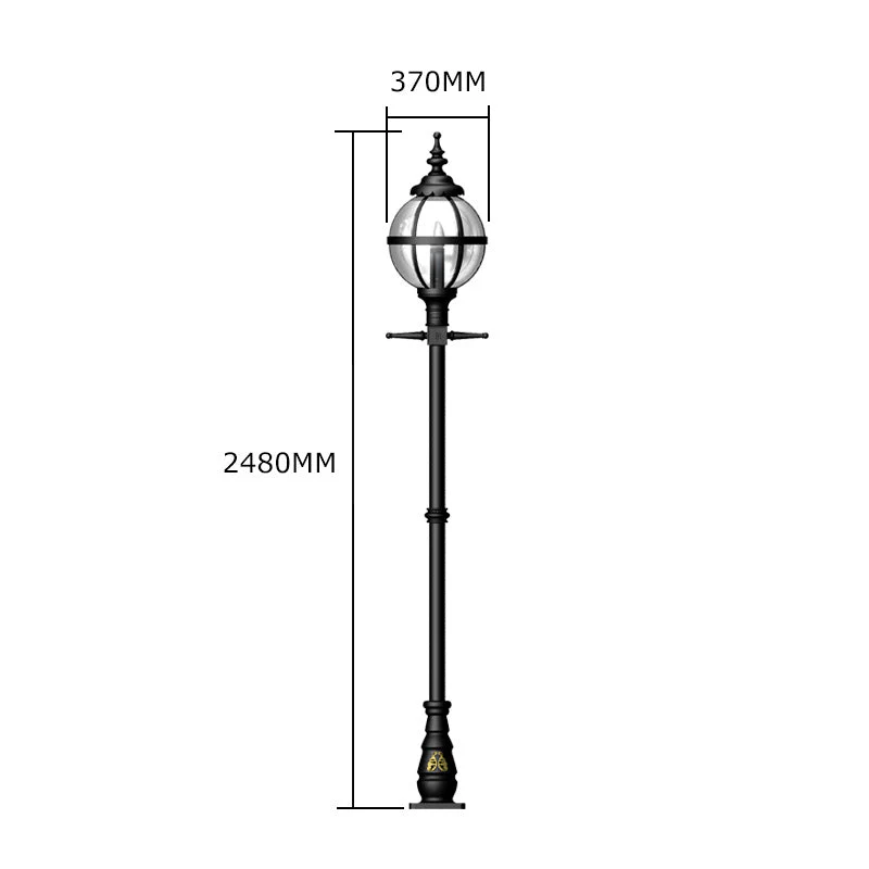 Doncaster 1Lt Cast Iron Lamp Post - Small/Large - Image 15