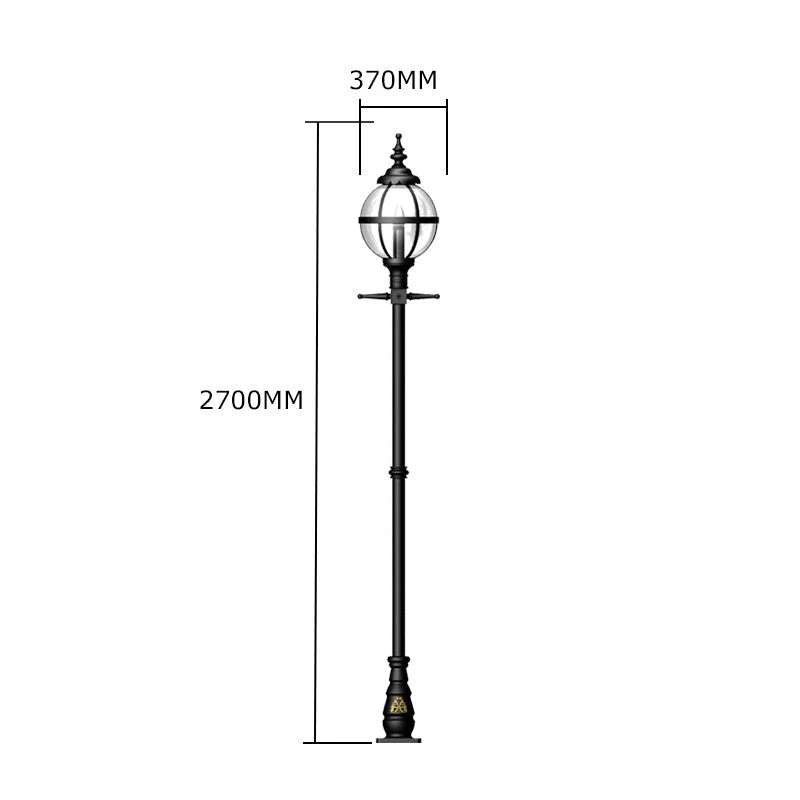 Doncaster 1Lt Cast Iron Lamp Post - Small/Large - Image 17