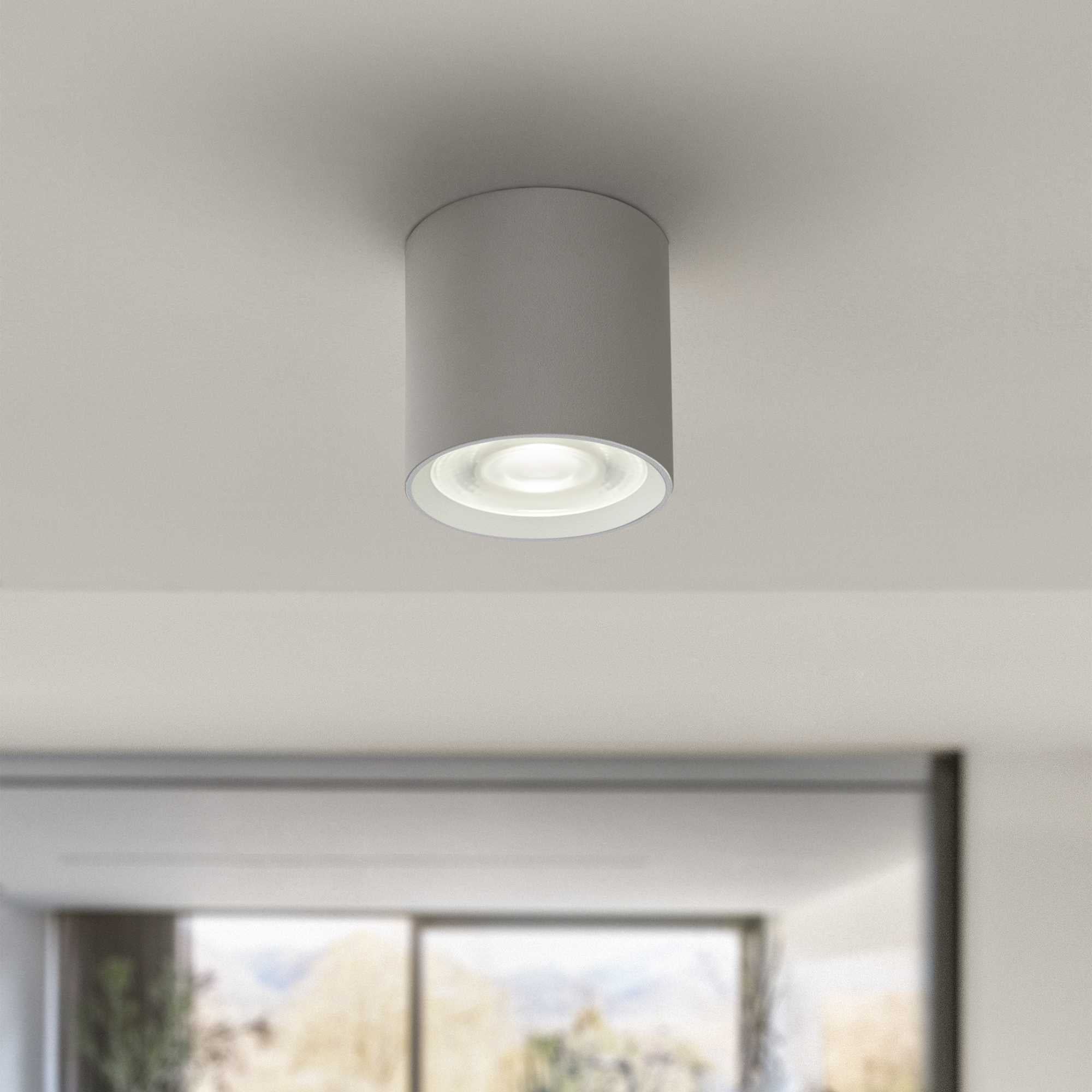 Dot 1Lt Flush LED 3000 Spotlight IP20  - White/Black - Image 4