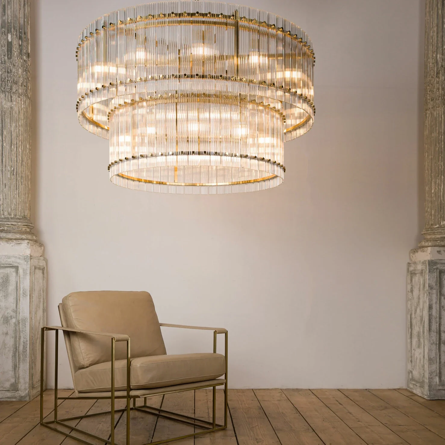 Double San Francisco Chandelier- Small/ Large - Image 11