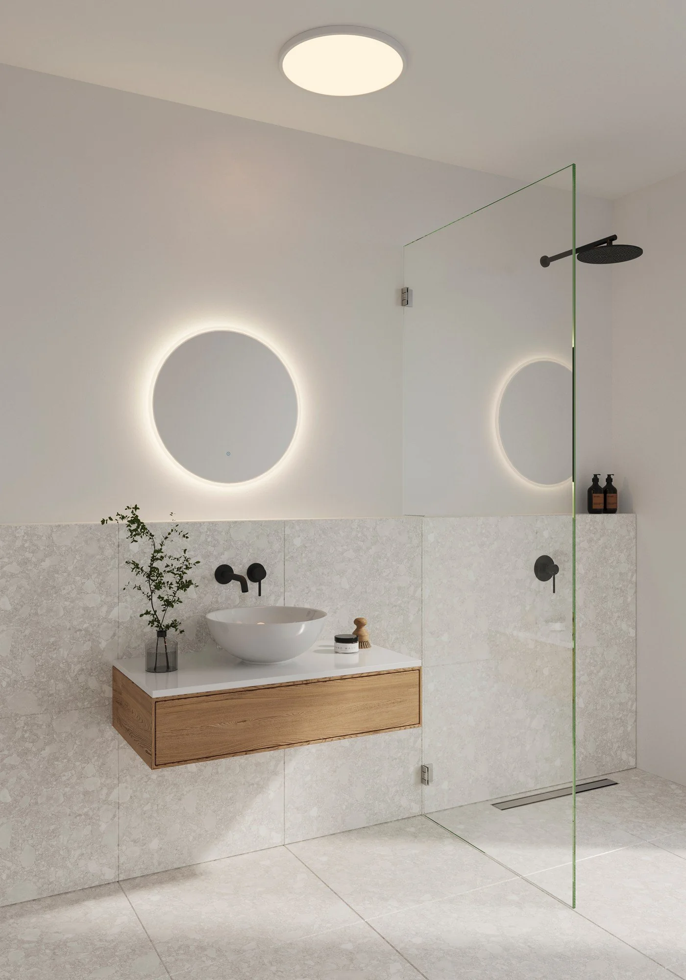 Dovina Bathroom Mirror- Clear - Image 3