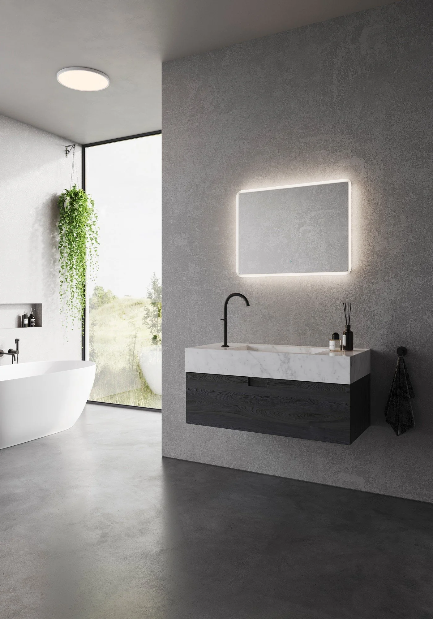Dovina Bathroom Mirror- Clear - Image 6