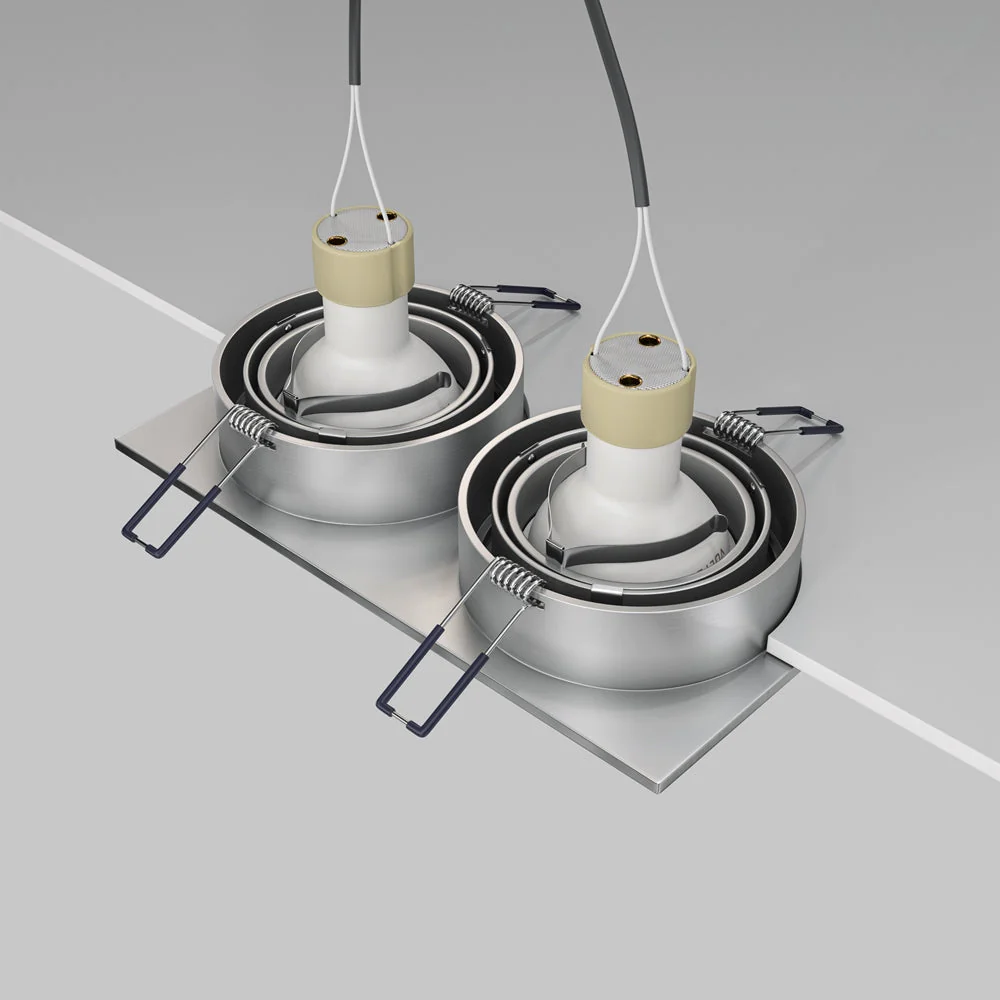 Atom Downlight Recessed Celling Light - White/Black/Silver Finish - Image 7