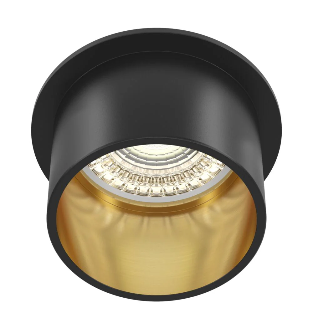 Reif Downlight Recessed Ceiling Light - White/Gold/Black Finish - Image 12