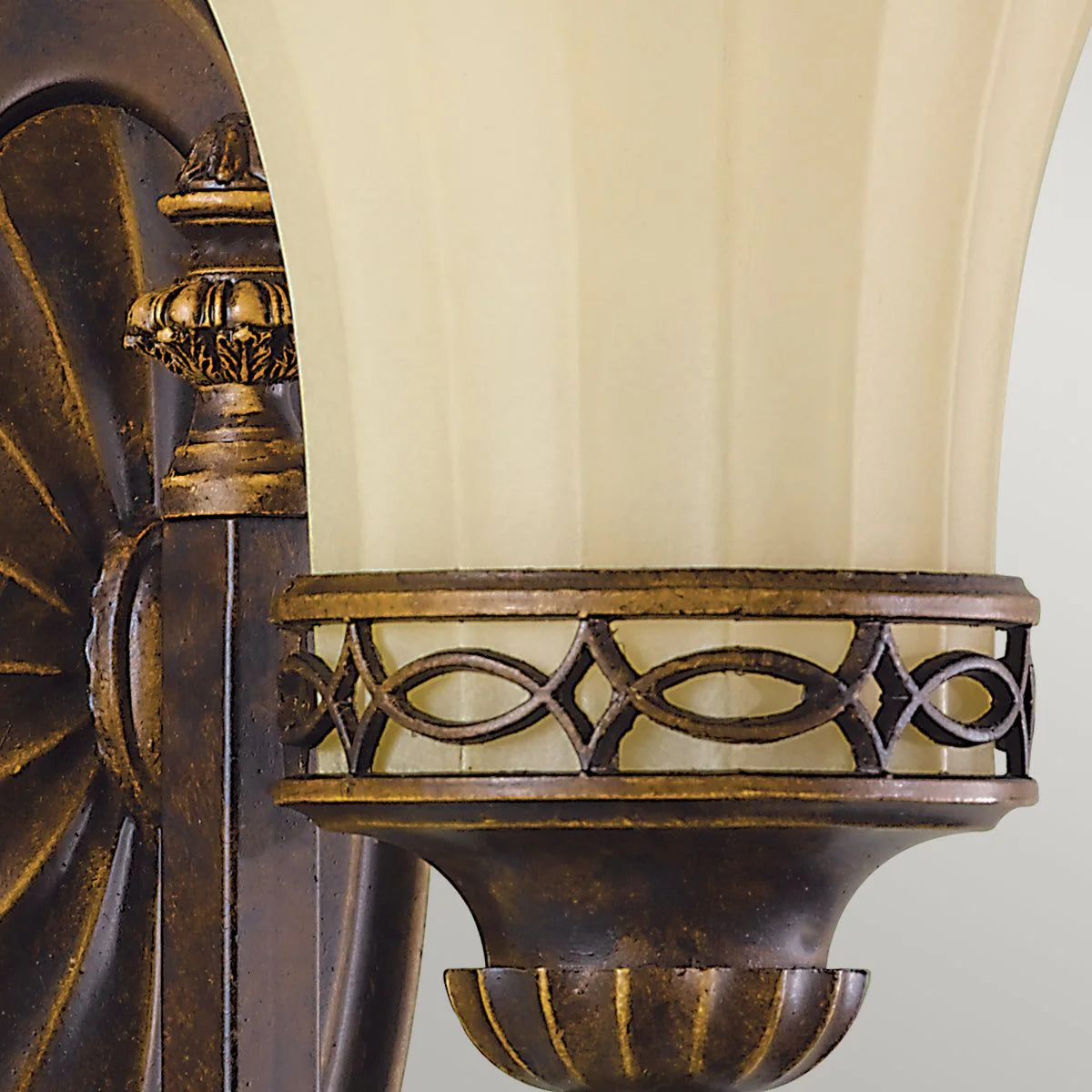 Drawing Room 1Lt Wall Light - Walnut Finish - Image 3
