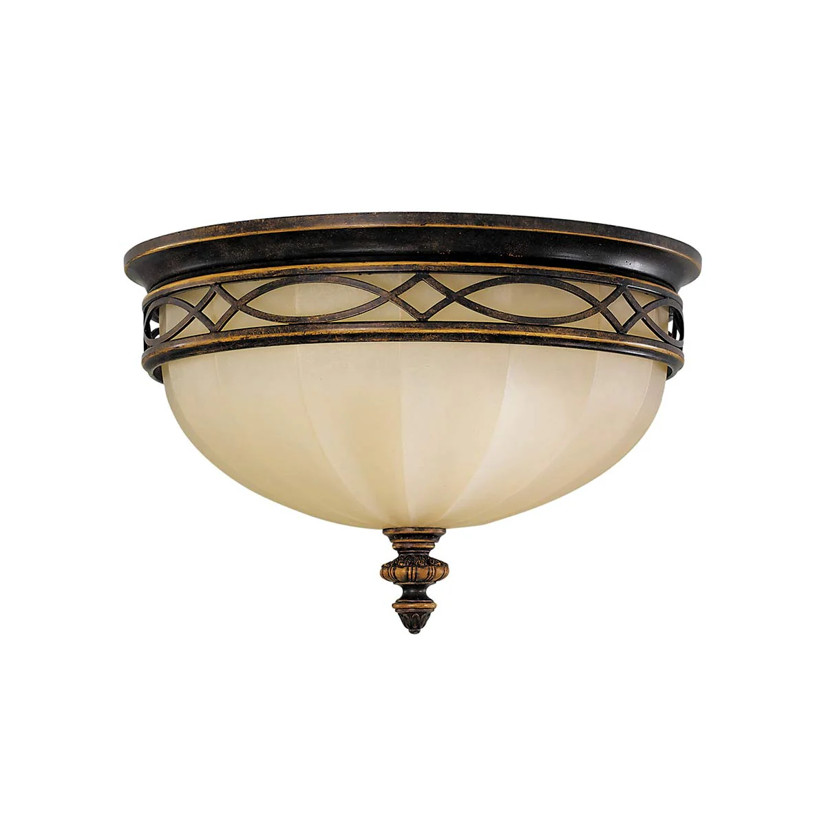 Drawing Room 2/3Lt Light Flush - Walnut - Image 7
