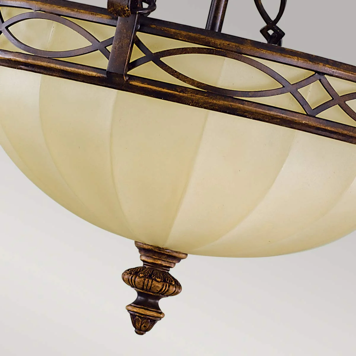 Drawing Room 2 Light Flush - Walnut Two Styles - Image 10