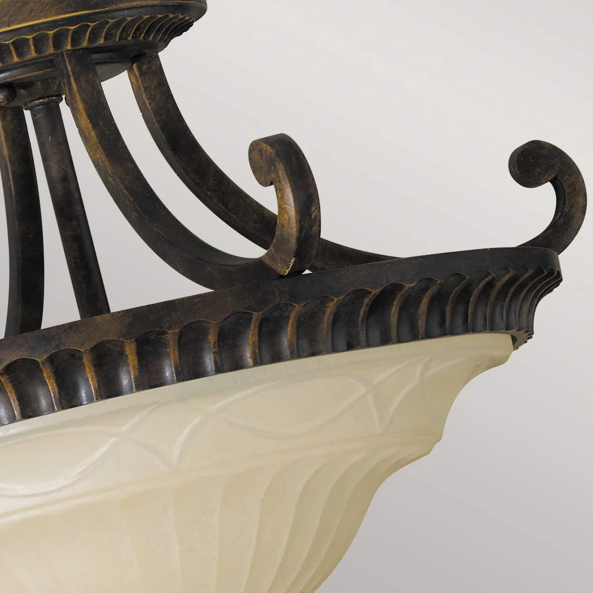 Drawing Room 2 Light Flush - Walnut Two Styles - Image 3