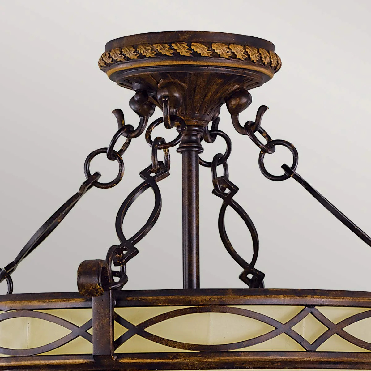 Drawing Room 2 Light Flush - Walnut Two Styles - Image 8