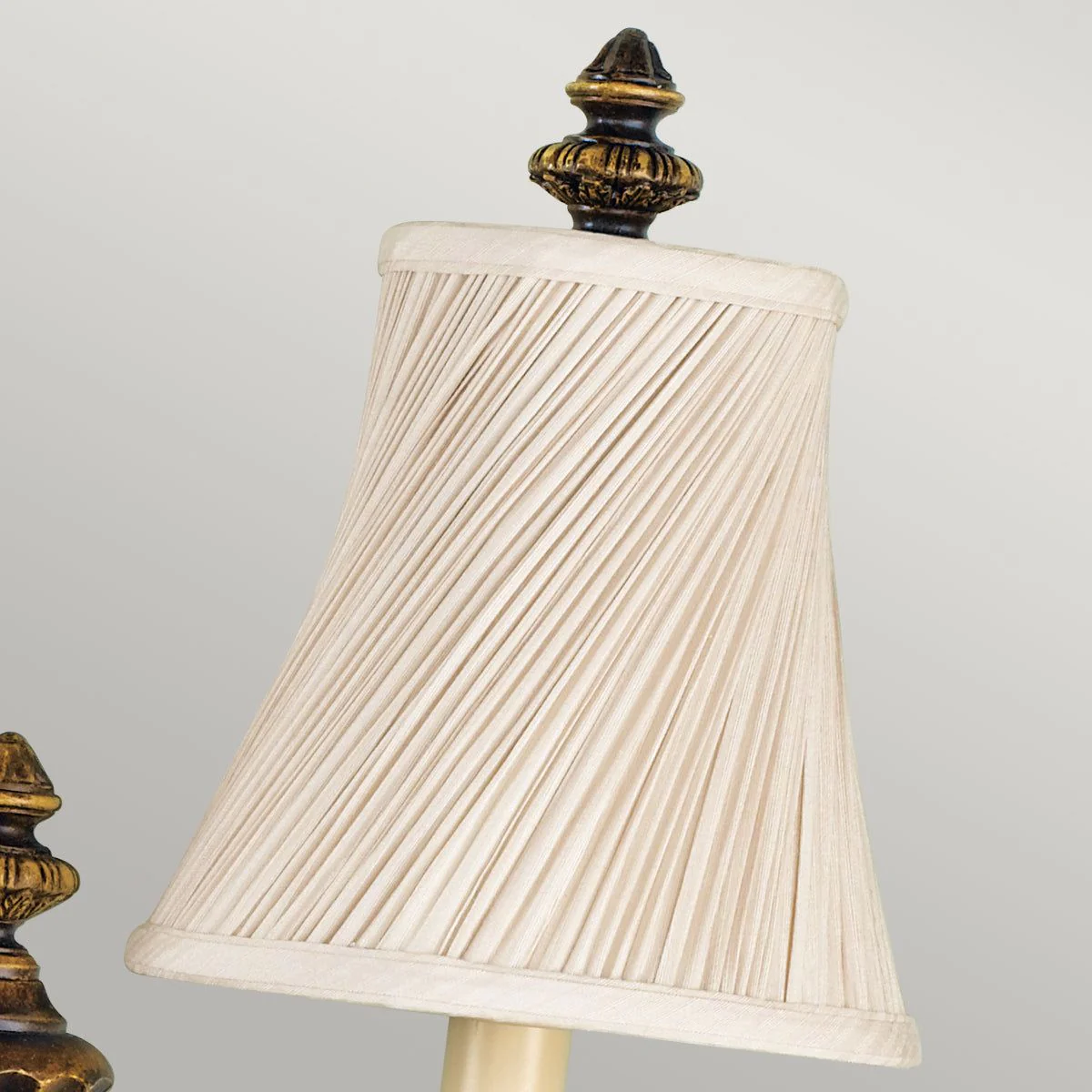 Drawing Room 2Lt Style Wall Light - Walnut Finish - Image 2