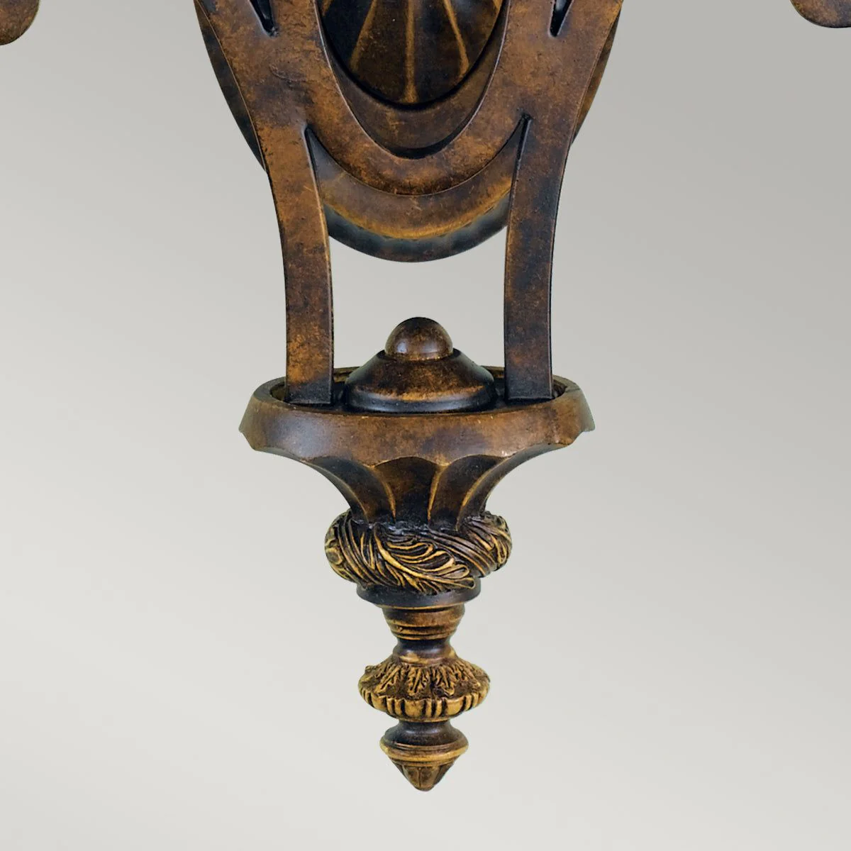 Drawing Room 2Lt Style Wall Light - Walnut Finish - Image 4