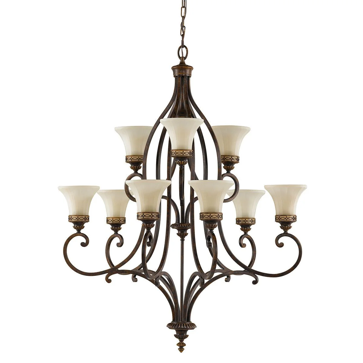 Drawing Room 6/9/18 Ceiling Light - Walnut Finish - Image 2