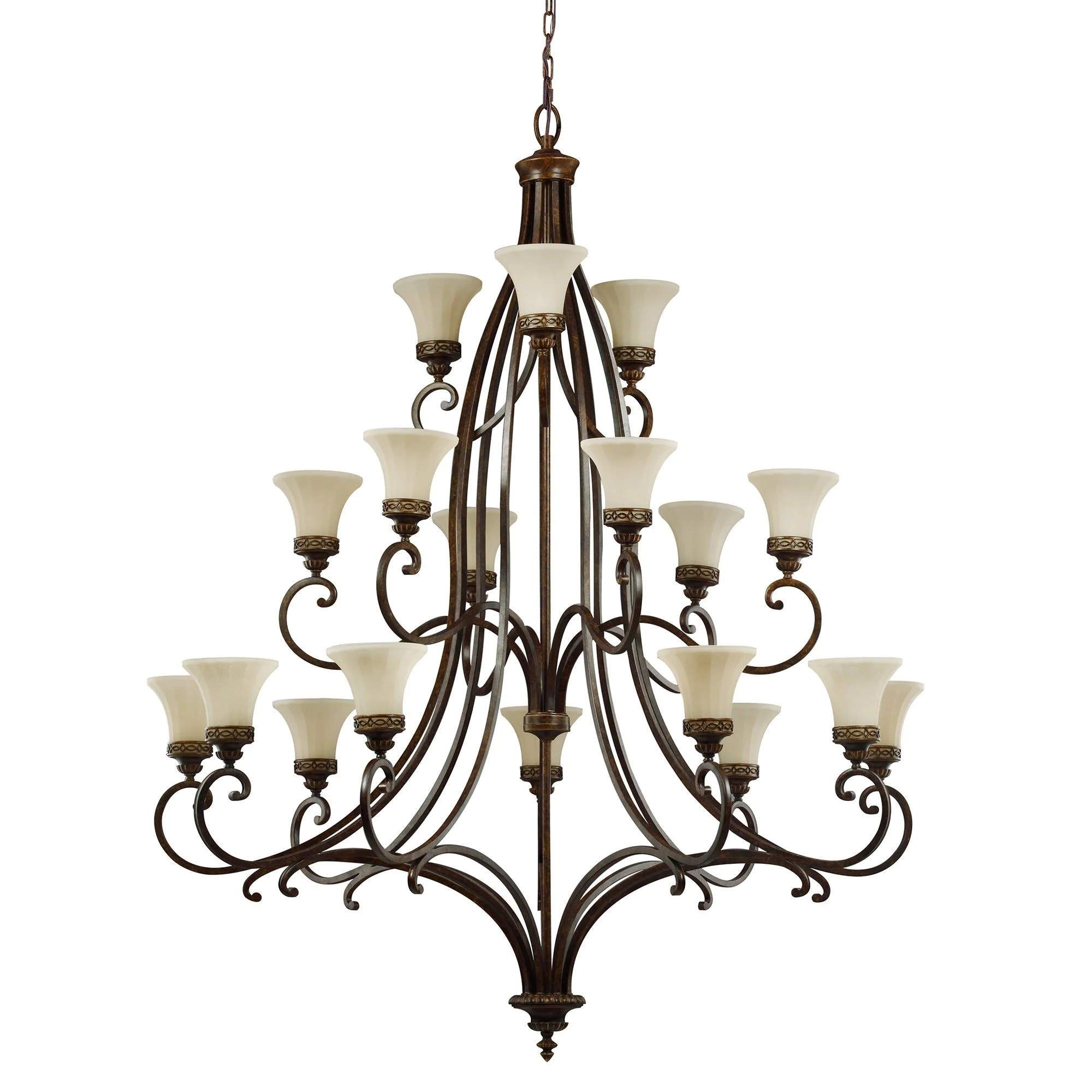 Drawing Room 6/9/18 Ceiling Light - Walnut Finish - Image 3
