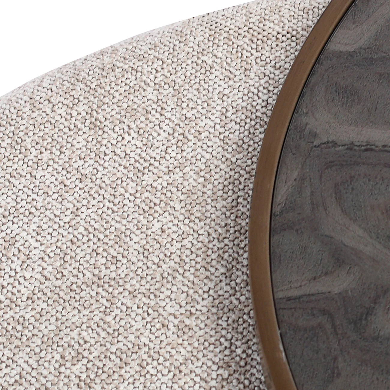 Driftwood Ripple Coffee Table & Nesting Pouffe - Image 3