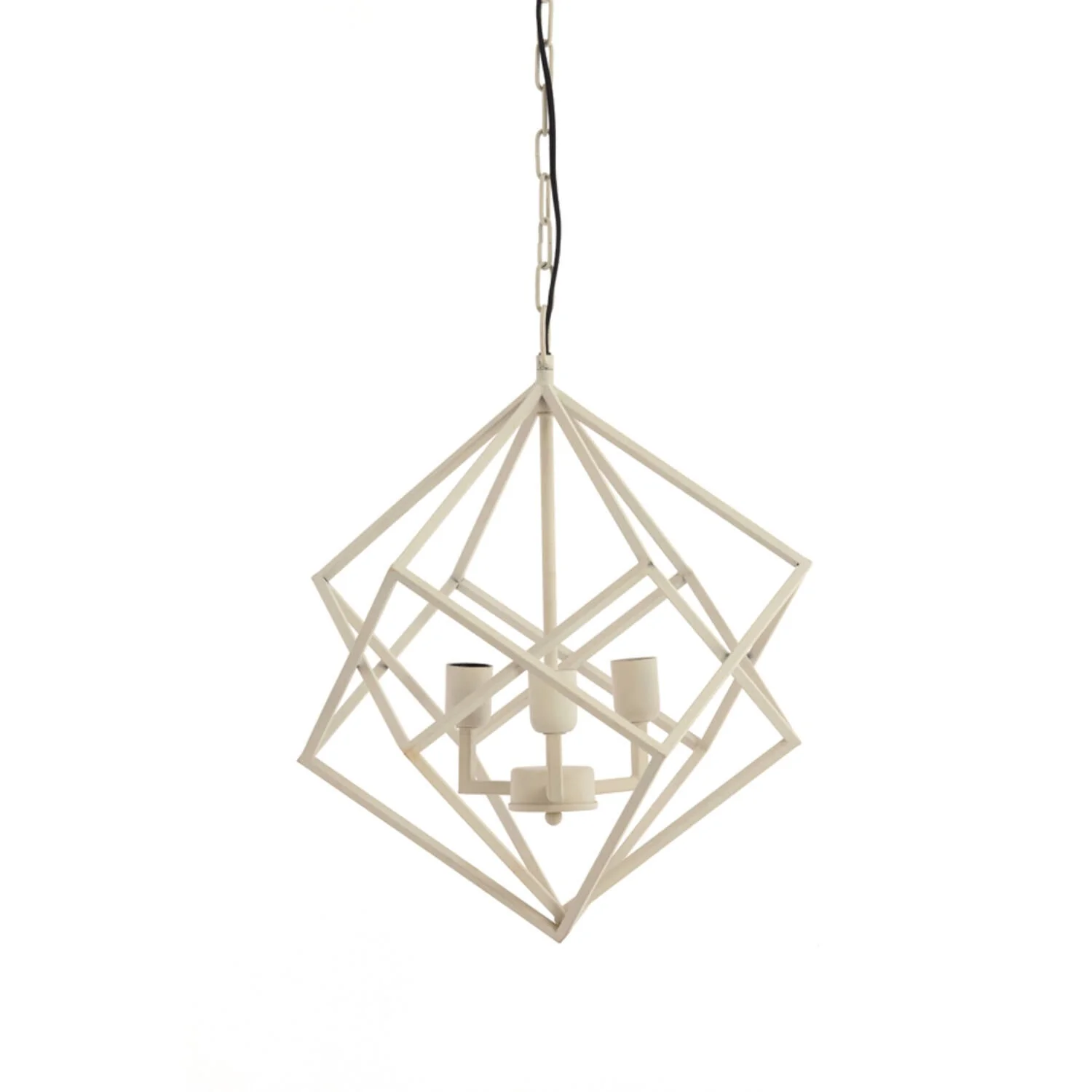 Drizella 3/4Lt Hanging Lamp - Cream Finish