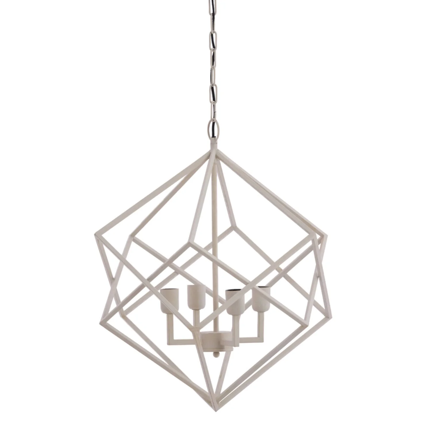 Drizella 3/4Lt Hanging Lamp - Cream Finish - Image 2
