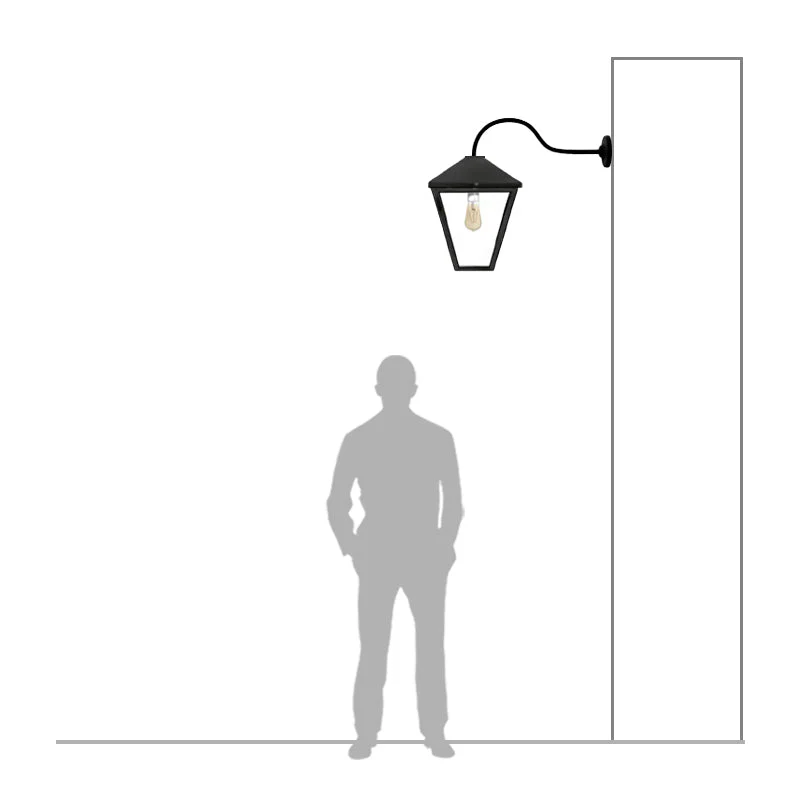 Dromone Outdoor Wall Light - Cast Iron - Image 8