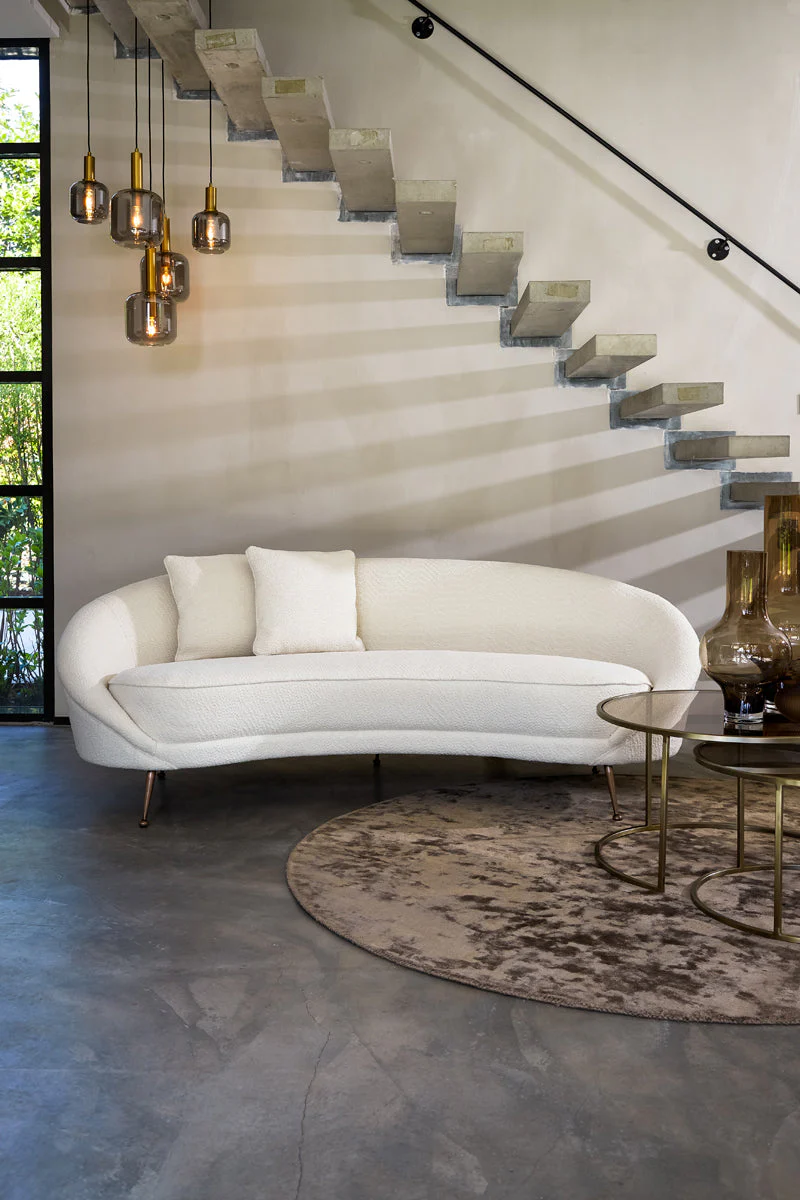 Duarte Coffee Table - Clear/Smoked/Brown Glass & Gold Finish - Image 22