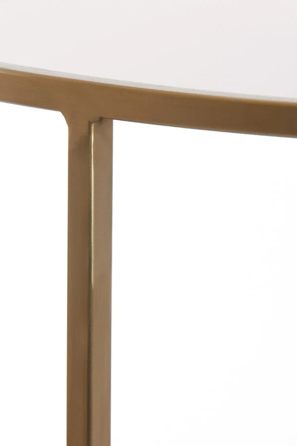 Duarte Coffee Table - Clear/Smoked/Brown Glass & Gold Finish - Image 27