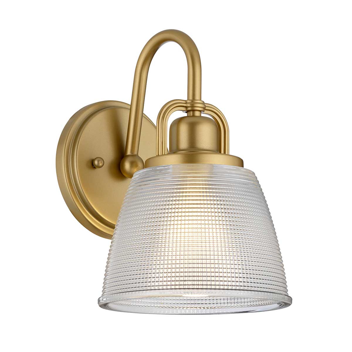 Dublin 1Lt Bathroom Wall Light IP44 – Polished Chrome/ Natural Brass - Image 2