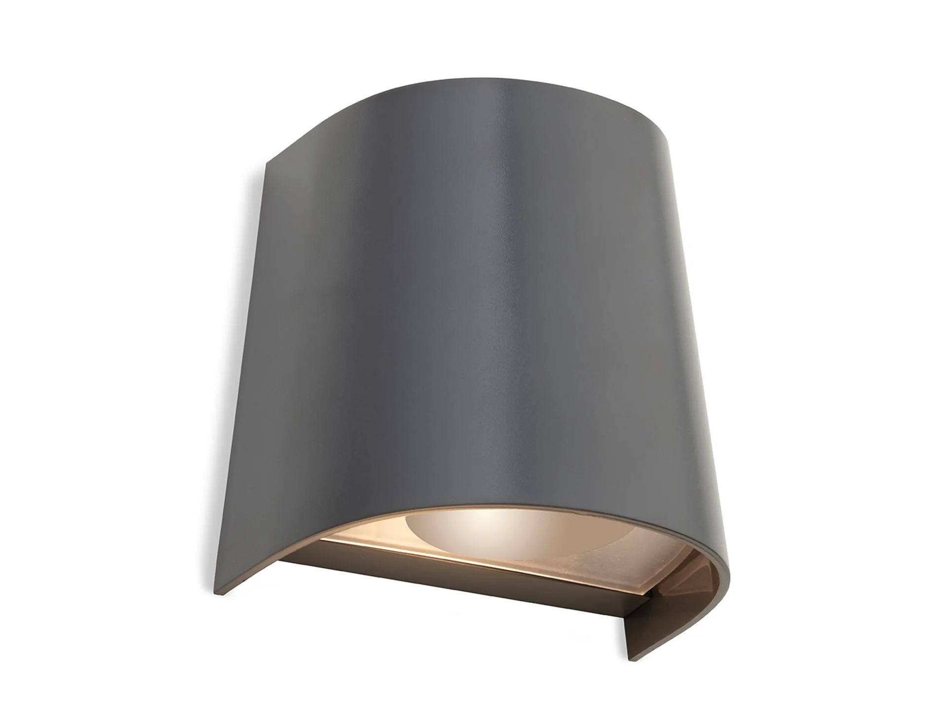 Duke 1/2lt Resin Wall light- Graphite Finish