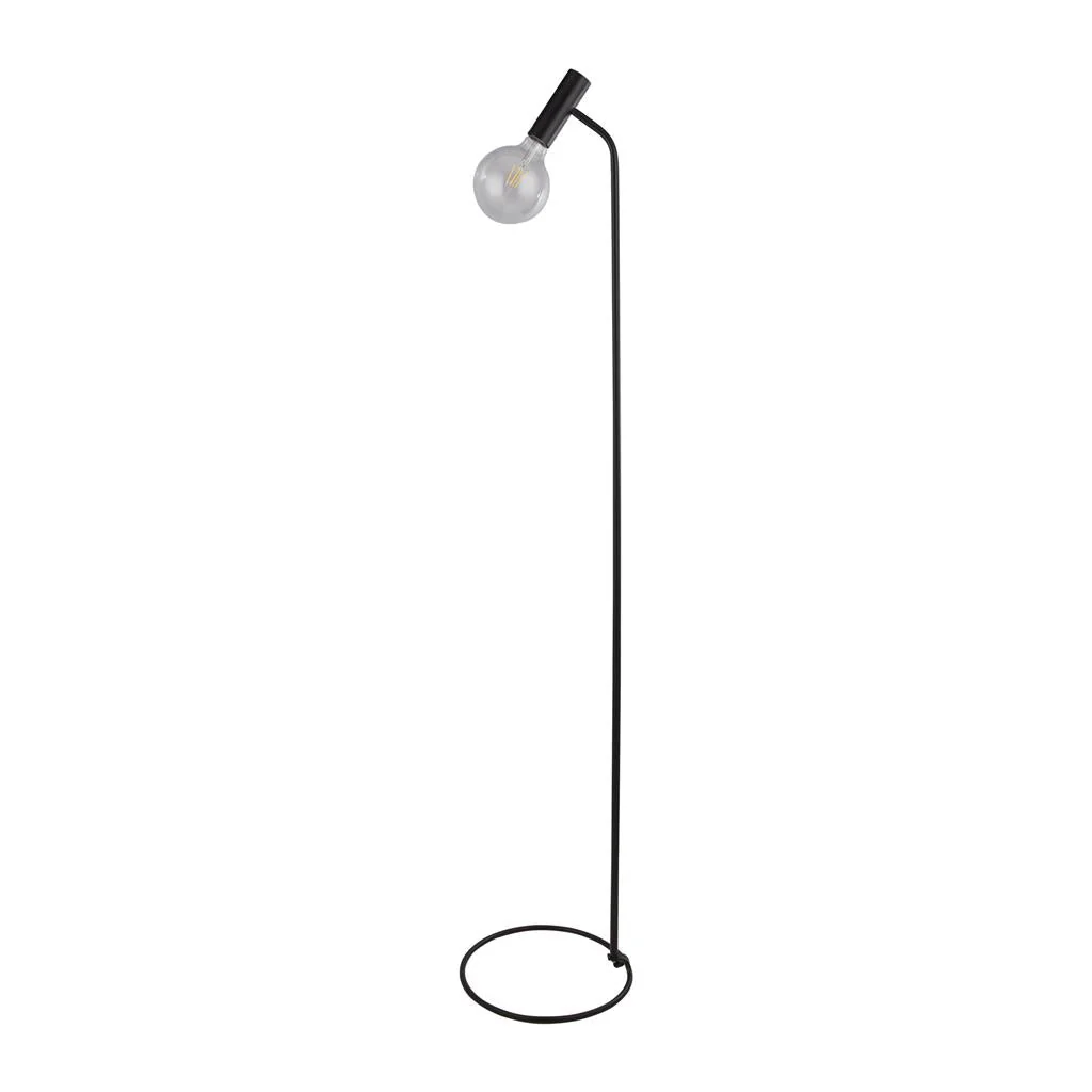 Dulwich Floor Lamp - Black Metal E27 - Image 2