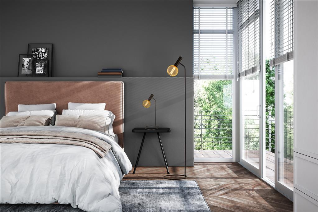 Dulwich Floor Lamp - Black Metal E27 - Image 4